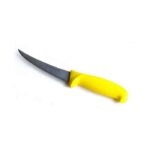Couteau à désosser flexible 15 cm manche jaune sous blister