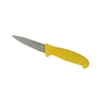 Couteau office 10 cm manche jaune sous blister